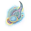 Paisley  tattoo design idea