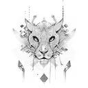 Abstract design incorporating XXII-XXIII-XXIV tattoo design idea