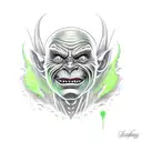 green goblin  tattoo design idea