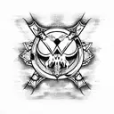 UZI tattoo design idea