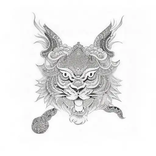 vajra tattoo design idea