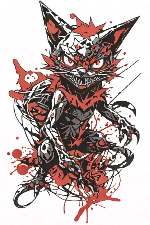haunter from pokemon tattoo design idea