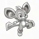 Pokemon aipom  tattoo design idea