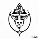 Corn mayan magic tattoo design idea