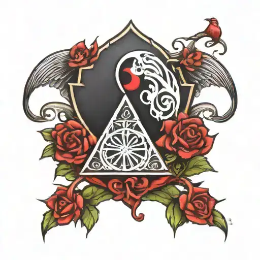 Sin Amor Fati symbol tattoo design idea