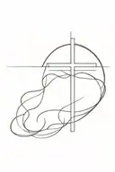 Catholic Cross tattoo design idea