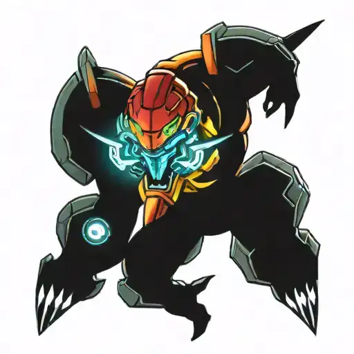 Metroid tattoo design idea