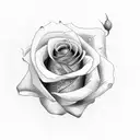 Yorkshire rose tattoo design idea