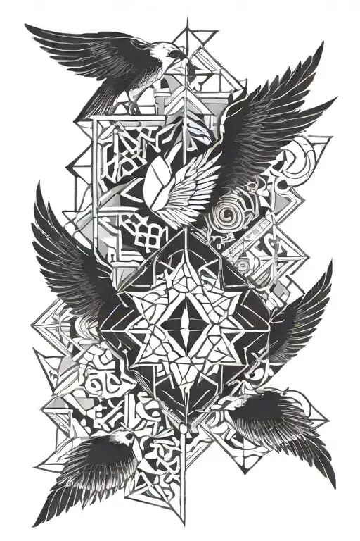 psalm 91 tattoo design idea