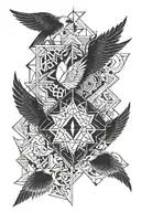 psalm 91 tattoo design idea