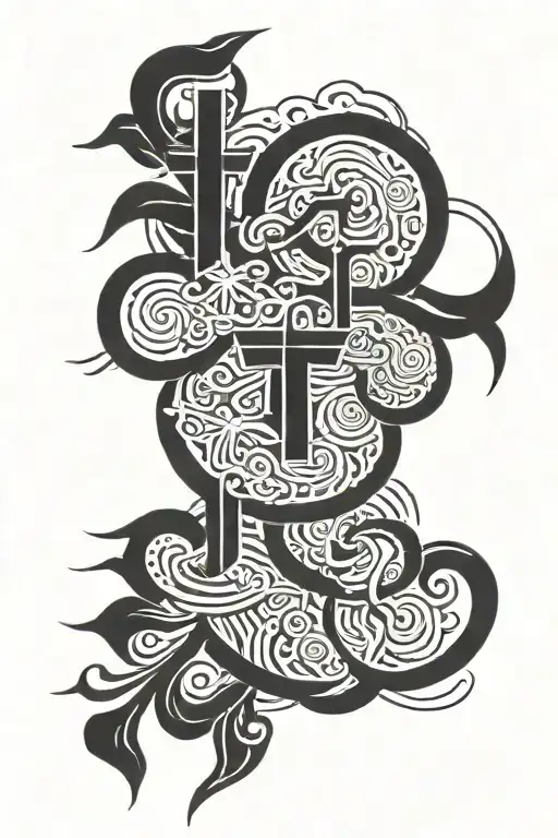 korean name written tattoo design idea