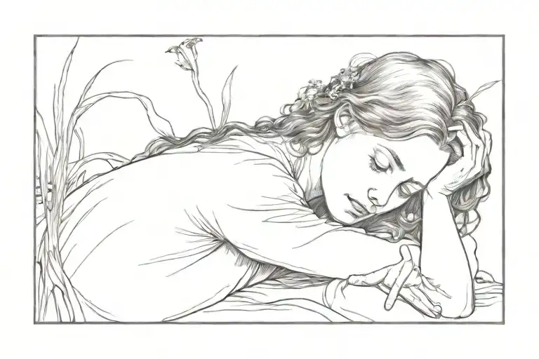 ophelia drowning john everett millais tattoo design idea