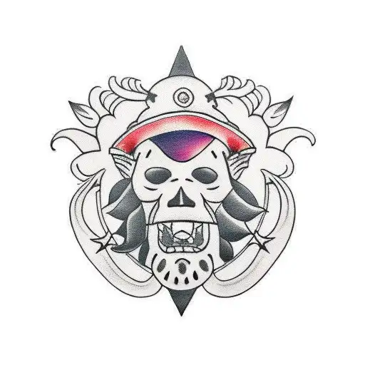 Peruvian Sun tattoo design idea