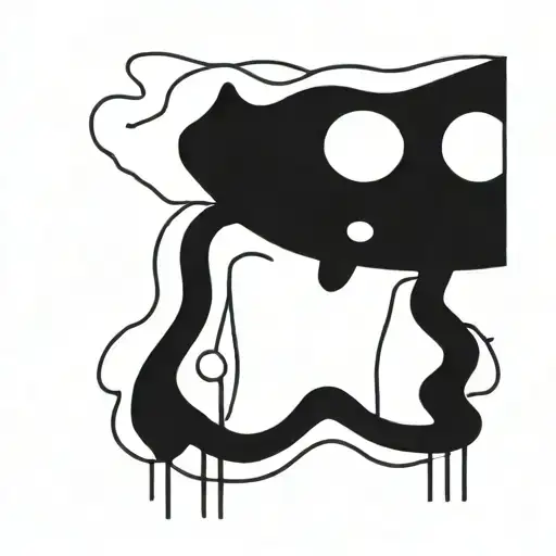 Collarbone goth emo tattoo design idea