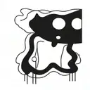 Collarbone goth emo tattoo design idea