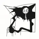 Collarbone goth emo tattoo design idea