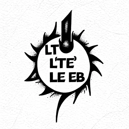  2x2 inch tattoo with the words "Let there be ROCK"  tattoo design idea