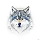 fenhir, Wolf , Viking  tattoo design idea