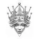 Queen's Crown tattoo design idea