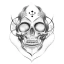 memento mori memento vivere tattoo design idea
