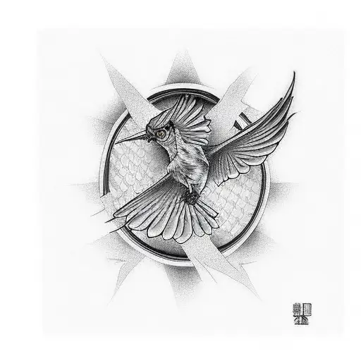 eminem mockingbird tattoo design idea