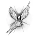 eminem mockingbird tattoo design idea