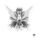 eminem mockingbird tattoo design idea