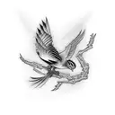 eminem mockingbird tattoo design idea