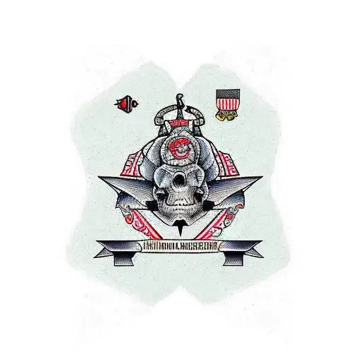 runas nórdicas con el jormungander para el brazo tattoo design idea