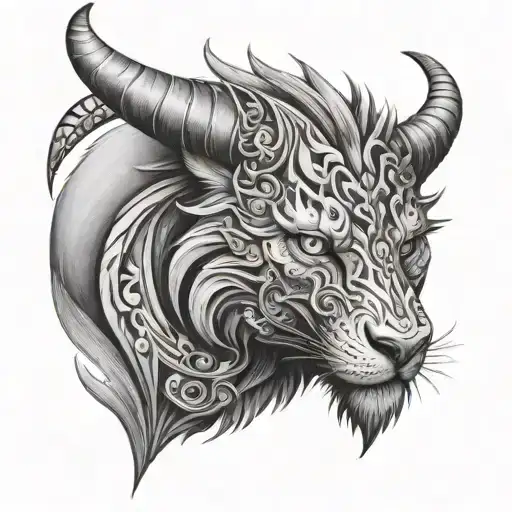 humble beast tattoo design idea