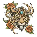 humble beast tattoo design idea