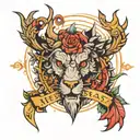 humble beast tattoo design idea