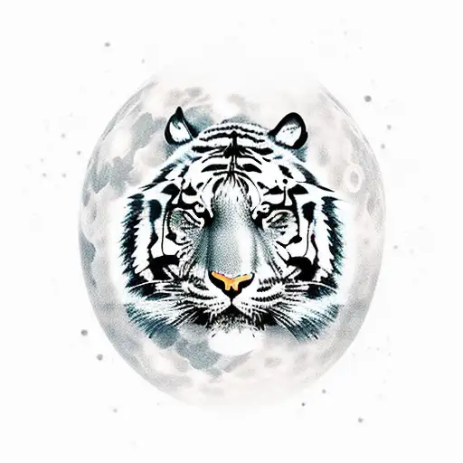 Captivating Tiger Tattoo Design