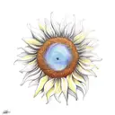 Sunflower tattoo design idea