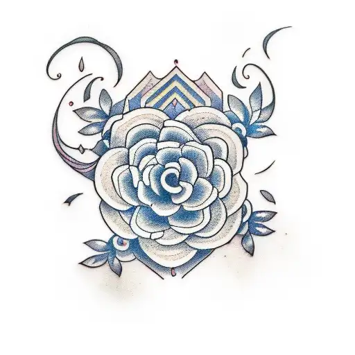 design a tattoo with the following names of my daughters and my wife: Hana, Riya and Yuva tattoo design idea