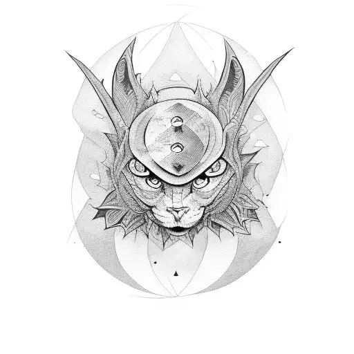 nephilime tattoo design idea