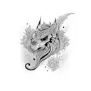 nephilime tattoo design idea