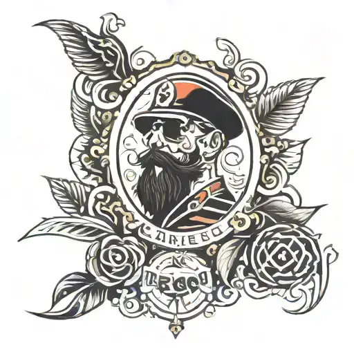 Flamengo team tattoo design idea