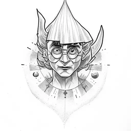 Harry Potter, cirque DU Soleil and marvel tattoo design idea