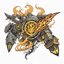 fire force   tattoo design idea