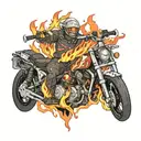 fire force   tattoo design idea