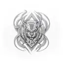 samuri tattoo design idea