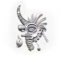 Kokopelli tattoo design idea