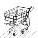 shopping cart tattoo design idea