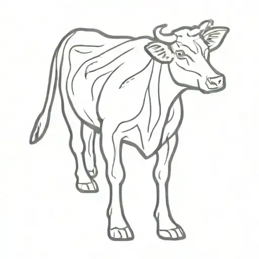 memorial, foot cow,dog animal tattoo design idea