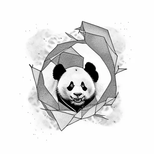 panda Bear , Mother tattoo design idea