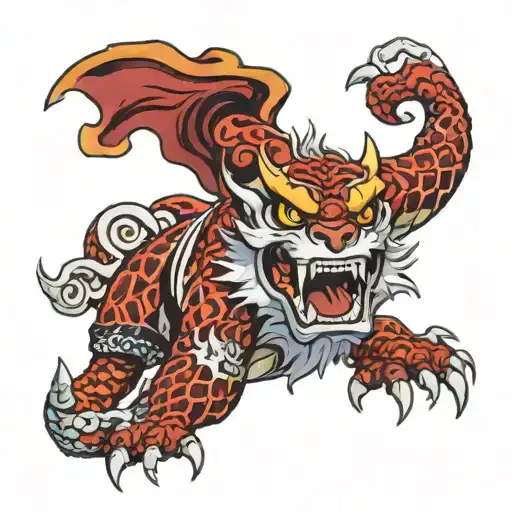 akainu tattoo design idea