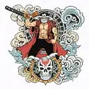 akainu one piece  tattoo design inspired tattoo design idea