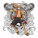 akainu one piece  tattoo design inspired tattoo design idea