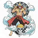 akainu one piece  tattoo design inspired tattoo design idea